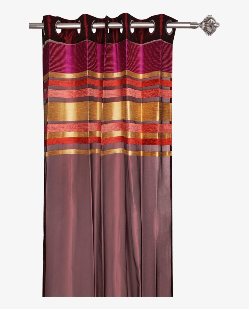Window Curtain - Sheer - Chenile Stripe, transparent png