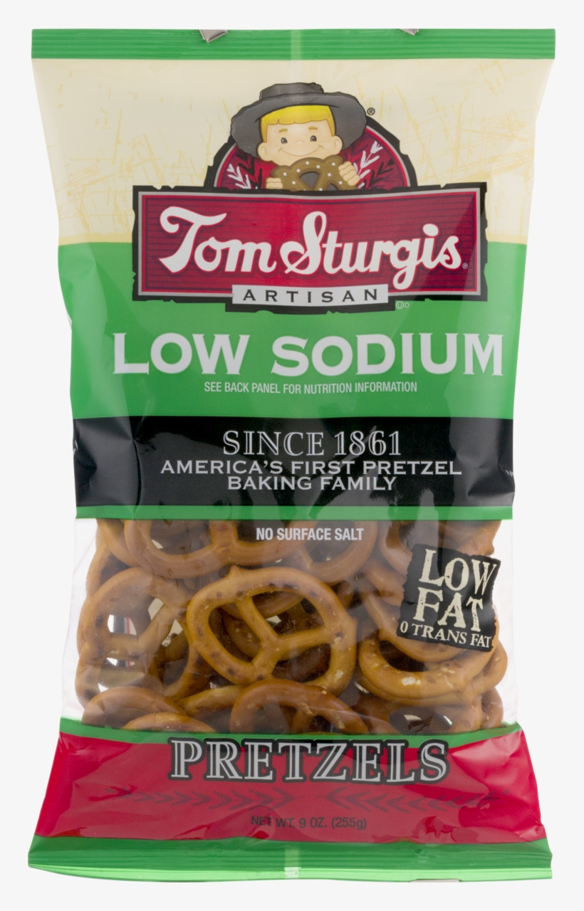 Tom Sturgis Artisan Low Sodium Little Ones Pretzels, transparent png