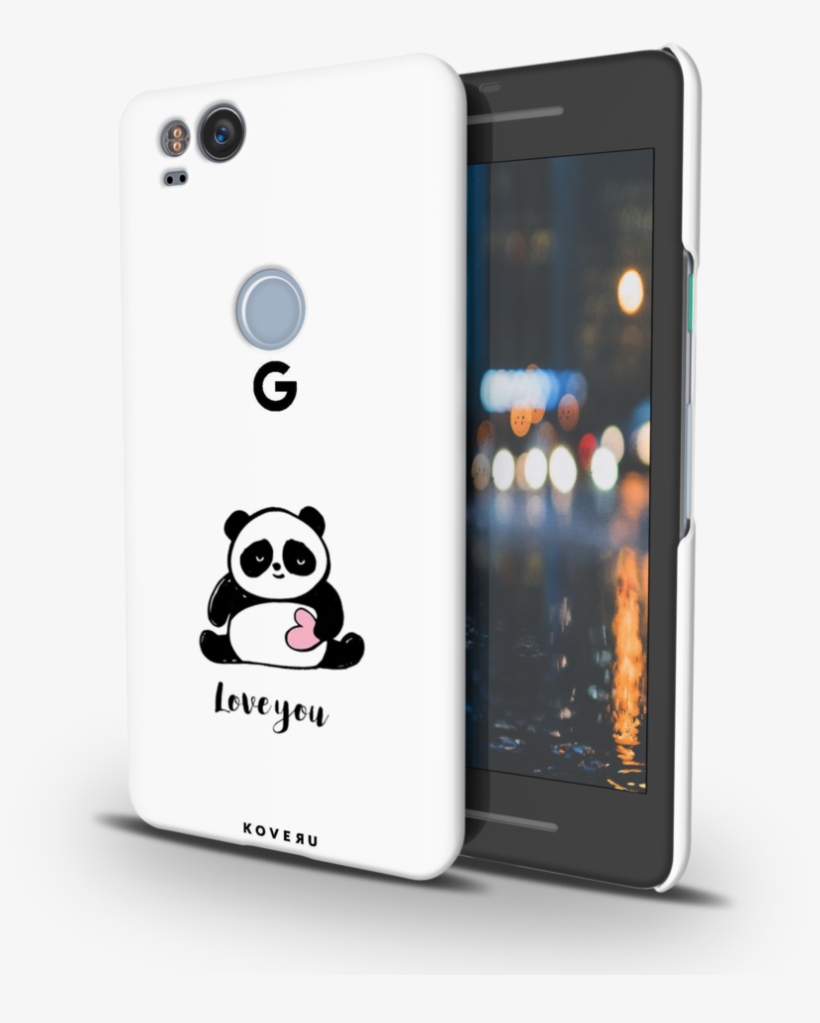 Love For Panda Cover Case For Google Pixel, transparent png