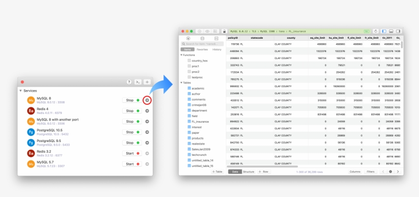 Coonect To Mysql Using Tableplus, transparent png