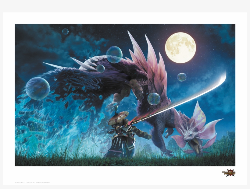 Monster Hunter Lithograph, transparent png