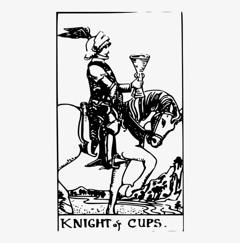 Knight Of Cups Rider-waite Tarot Deck Suit Of Cups, transparent png