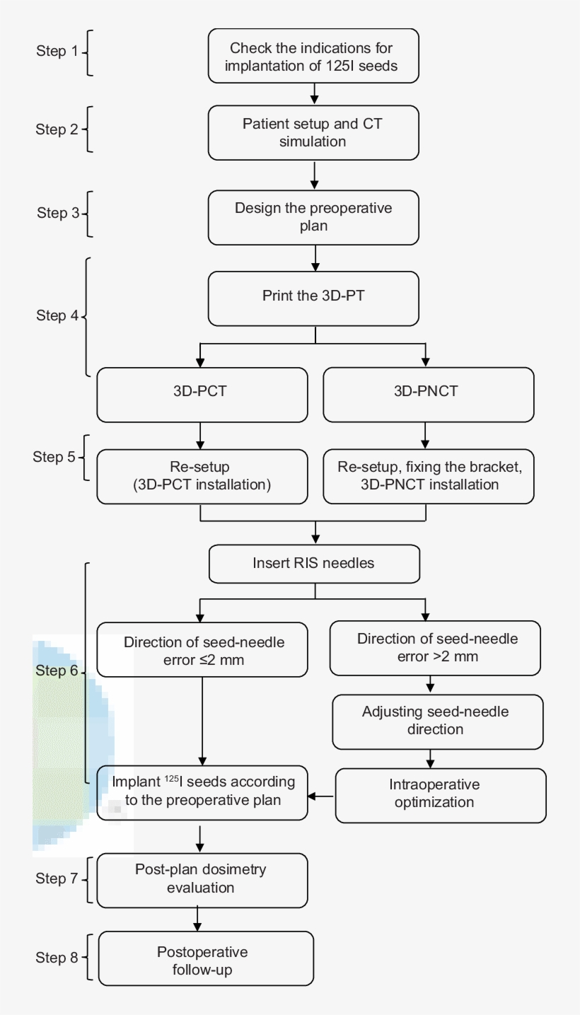 Flowchart Showing 3d Pt Assisted Ct Guided Implantation, transparent png