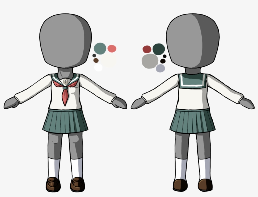 Byakudan Female Uniform, transparent png