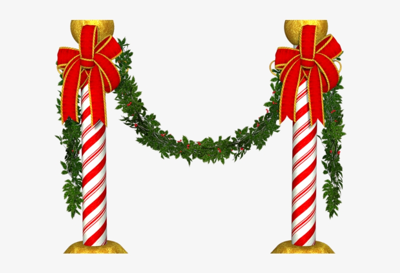 Candy Cane Clipart Design, transparent png