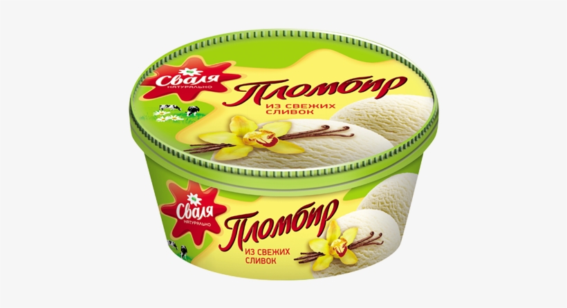 Family Size Vanilla Ice Cream 14%, 400 G, transparent png