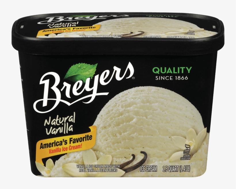 Breyers Ice Cream Vanilla 48oz 750x750 PNG Download PNGkit