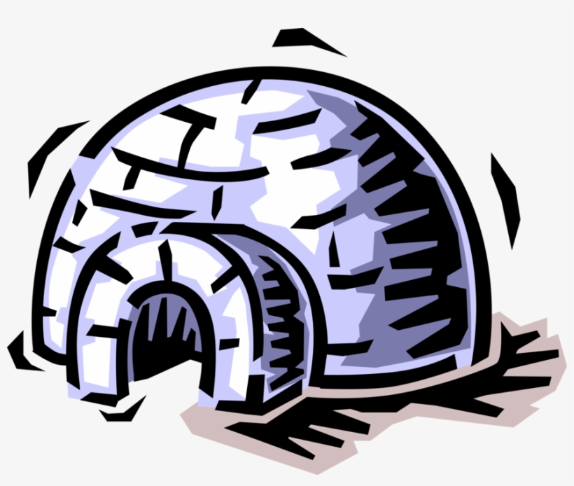 Eskimo And Igloo Png, transparent png