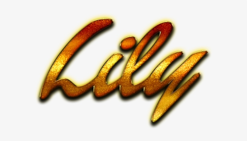 Lily Missing You Name Png, transparent png