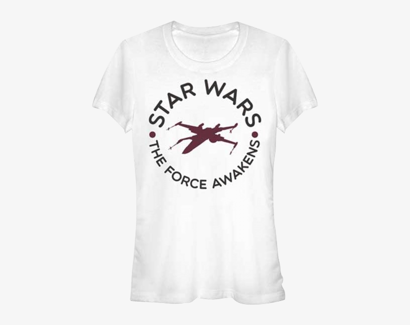 The Force Awakens Circle Logo Junior T-shirt, transparent png