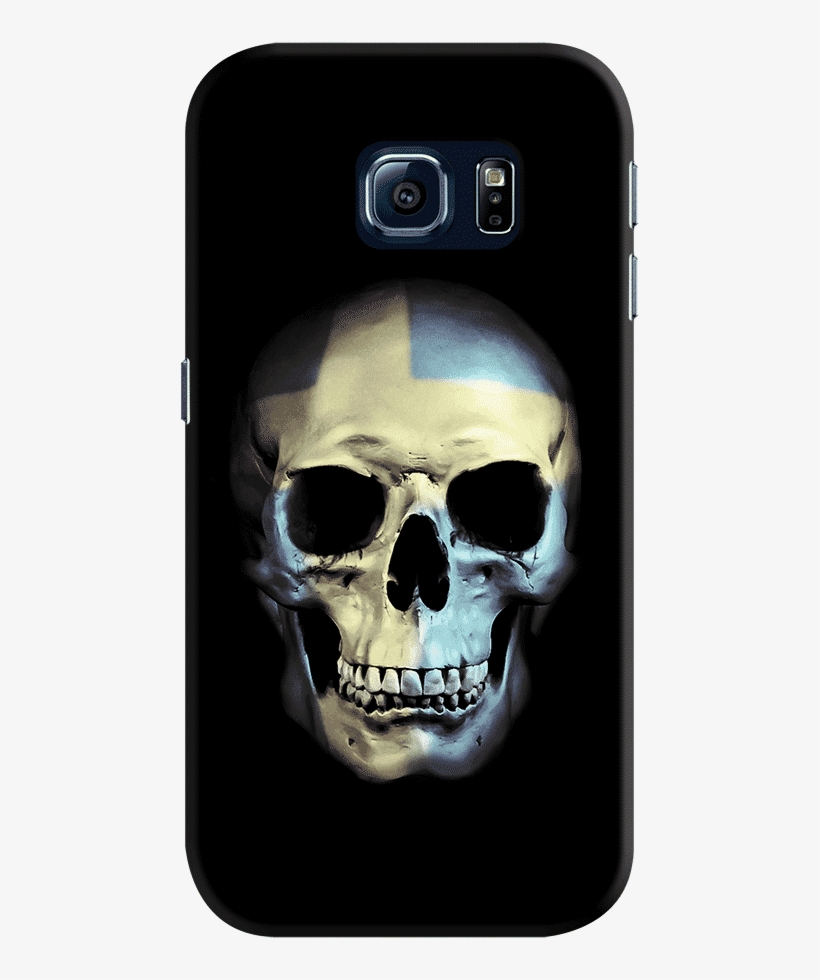 Dailyobjects Swedish Skull Case For Samsung Galaxy, transparent png