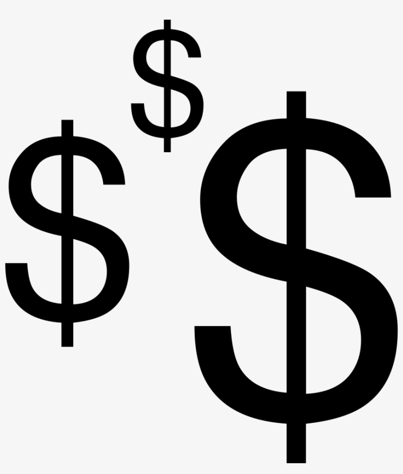 Three Dollar Symbols Comments, transparent png