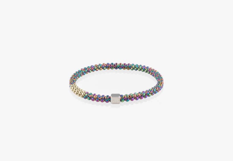 Chromatic Bangle Faceted Mardi Gras, transparent png