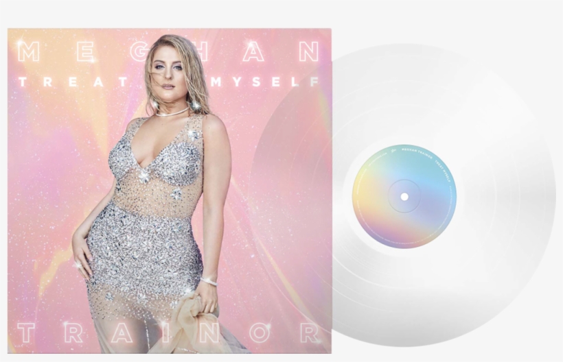 Treat Myself Clear Vinyl Digital Download, transparent png