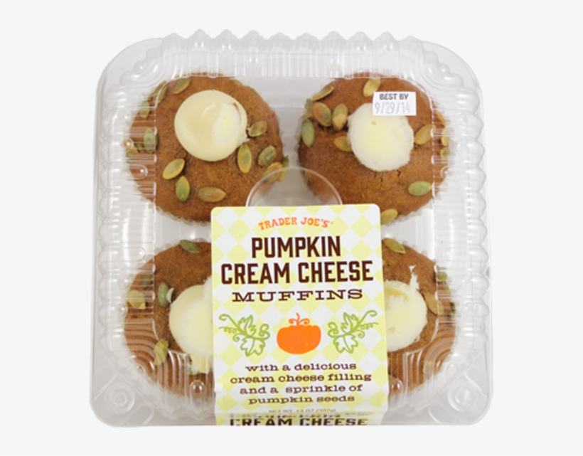 Trader Joe's Pumpkin Cream Cheese Muffins, transparent png