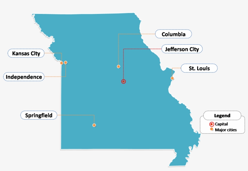 Missouri Outline Png, transparent png