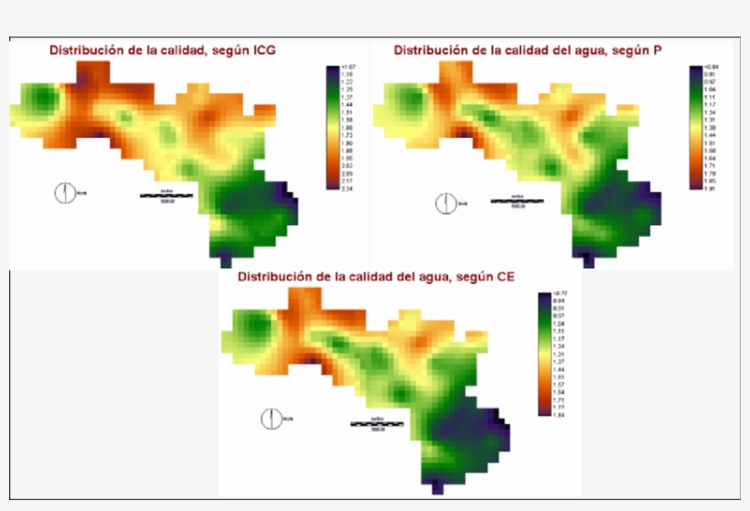Mapas De Calidad Del Agua Subterránea Según Cada Índice, transparent png