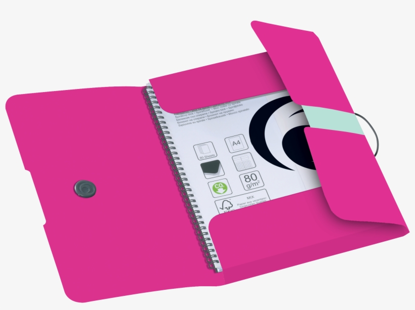 Wallet Folder Pp A4 Cool Pink Opaque, transparent png