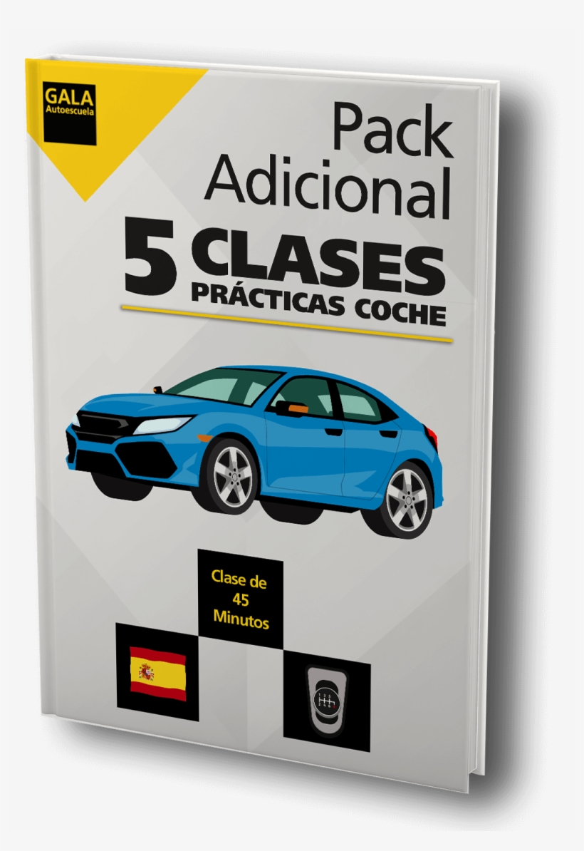 Pack 5 Clases Prácticas Coche, transparent png