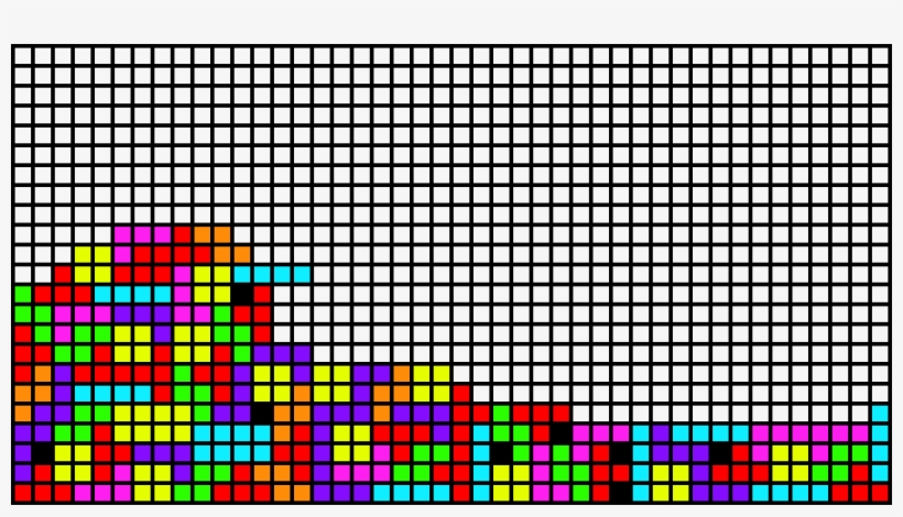 Wave Of Tetris, transparent png