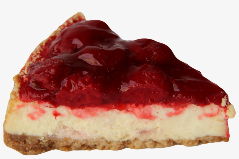 Strawberry Cheesecake Slice, transparent png