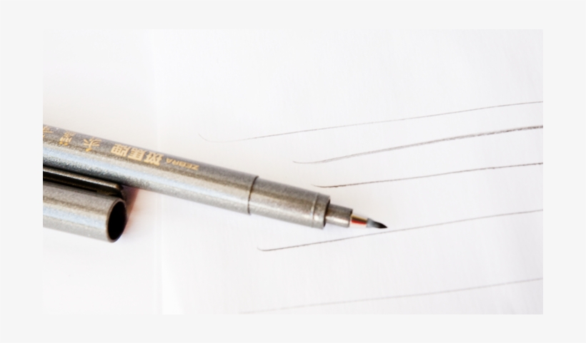 Caneta Pincel Zebra, transparent png