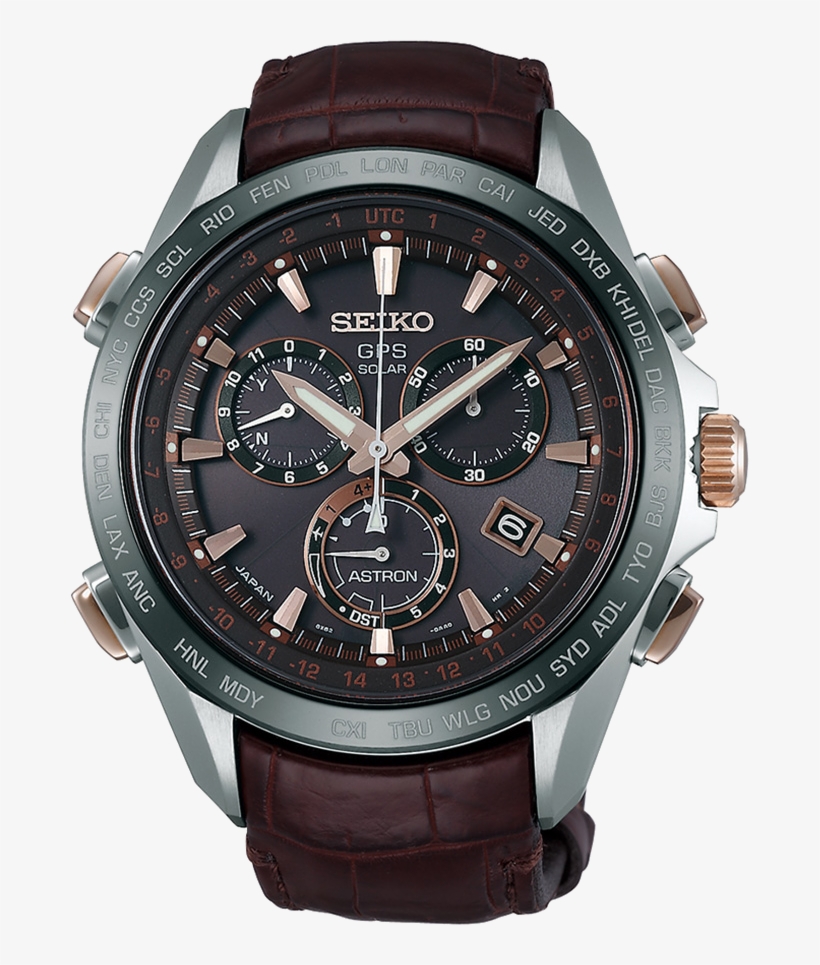 The 2015 Seiko Astron Gps Solar Chronograph Sse025, transparent png
