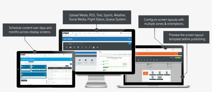 Enterprise-grade Corporate Digital Signage, transparent png