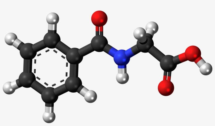 Hippuric Acid 3d Ball, transparent png