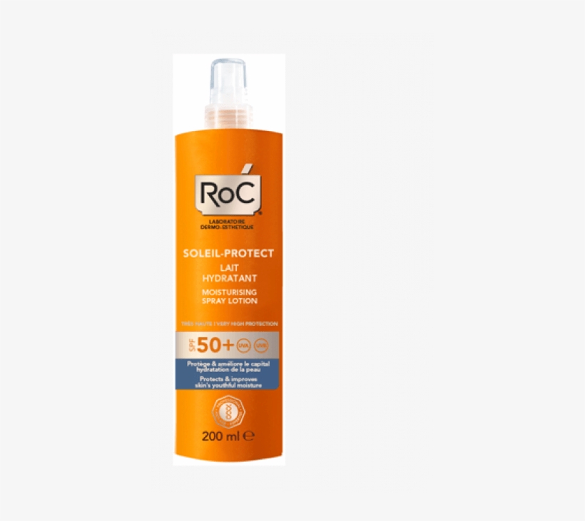 Roc Soleil-protect Spray Spf 50 200ml, transparent png