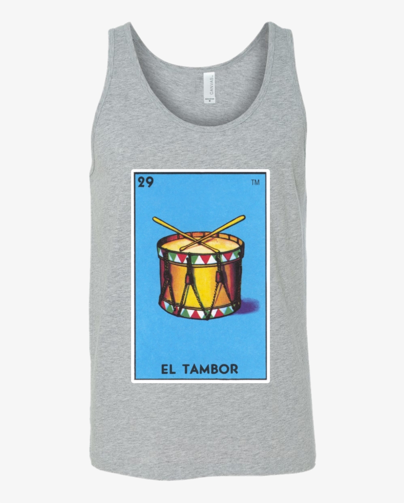 El Tambor Unisex Tank Top, transparent png