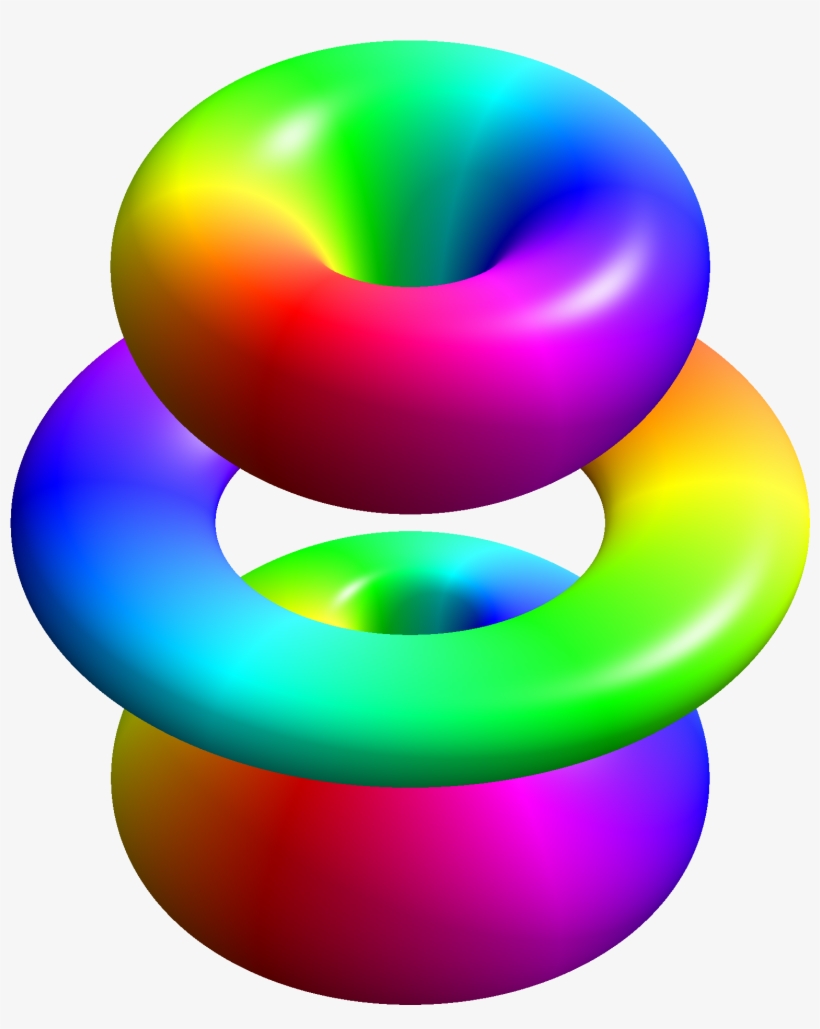 Hydrogen Eigenstate N4 L3 M-1, transparent png