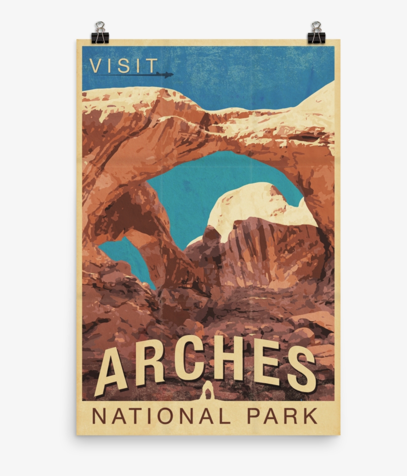 Visit Arches Poster 1 Mockup Transparent Transparent, transparent png