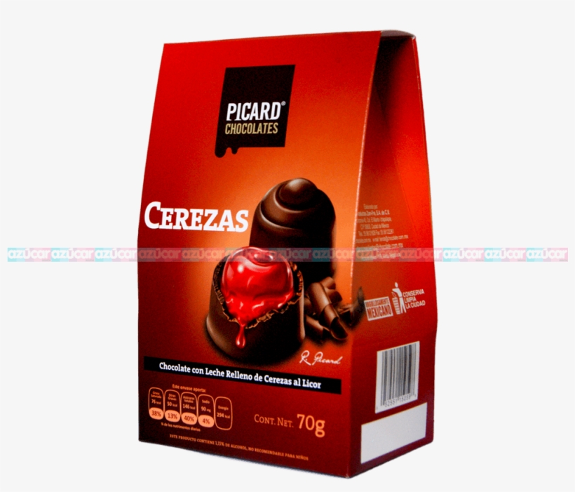 Picard Piramide Cereza Al Licor 12/70g Picard, transparent png