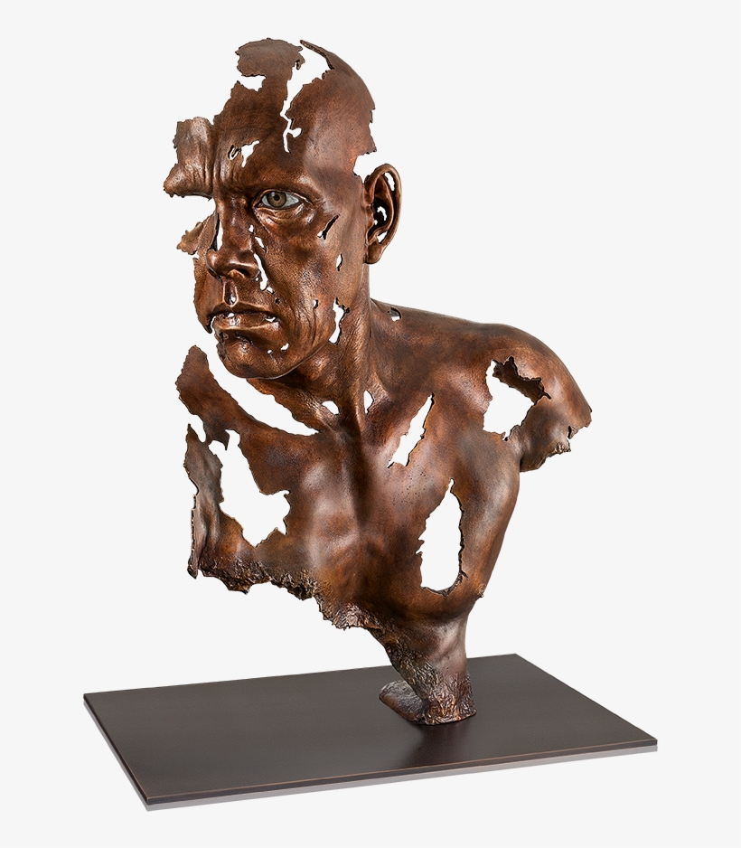 Bronzefigur Face To Face Von Jamie Salmon, transparent png