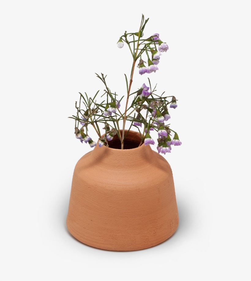 Sole Ceramics Small Terracotta Vase, transparent png