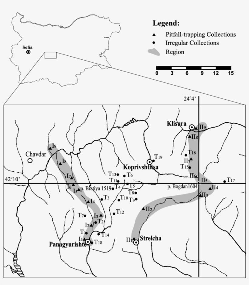 The Localities Where The Spiders Have Been Collected, transparent png