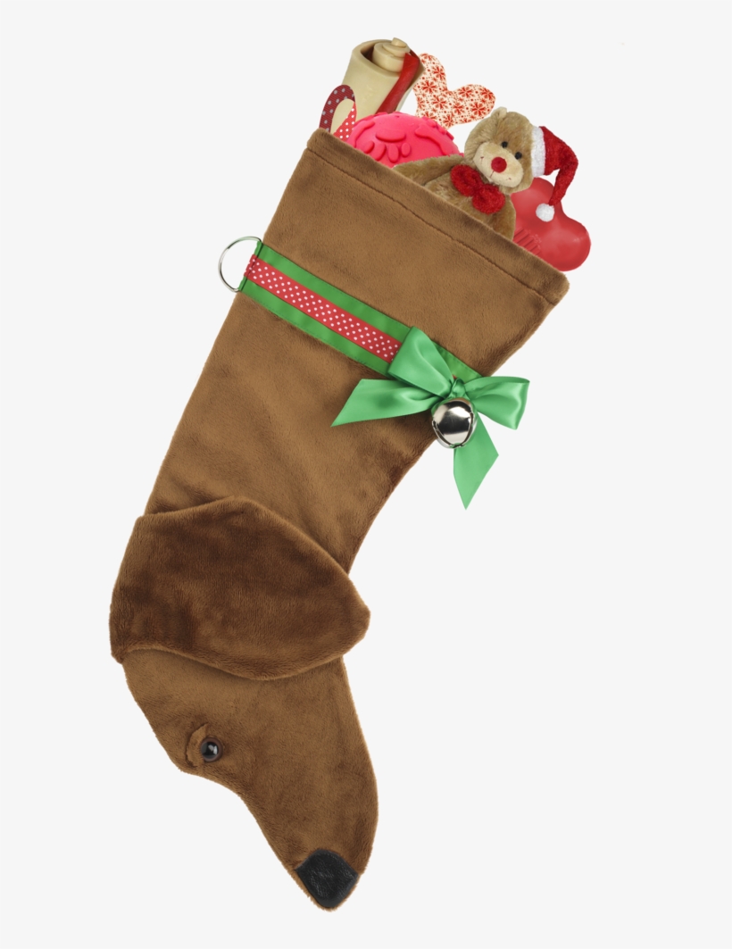 This Red Dachshund Christmas Dog Stocking Is Perfect, transparent png