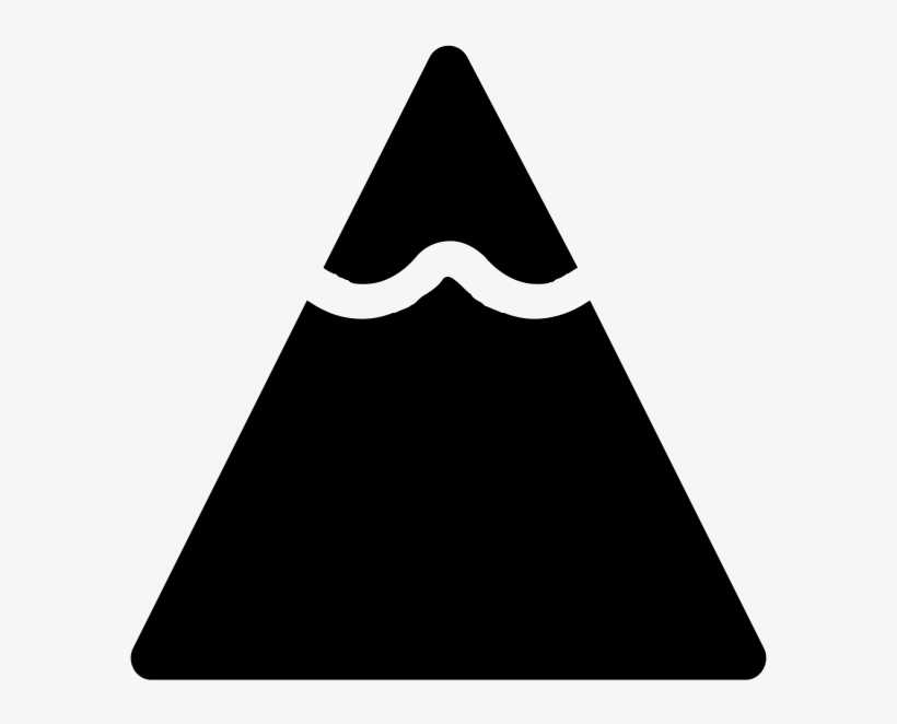 Snowy Hill Rubber Stamp, transparent png