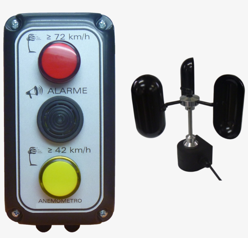 Anemômetro C/ Sinalizador Sonoro P/ Gruas E Guindastes, transparent png