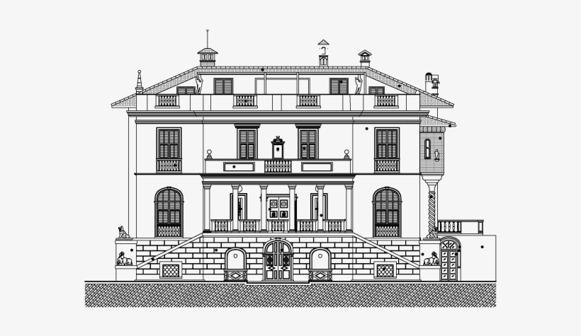 Villa Brunati, transparent png