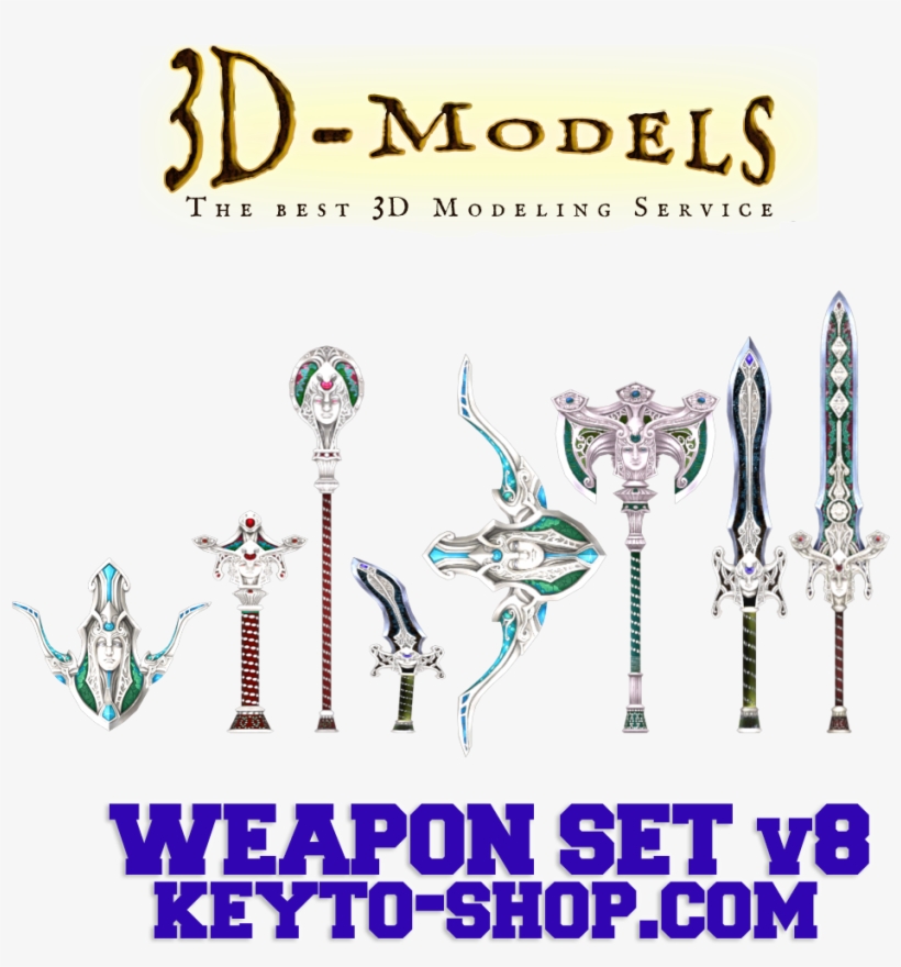 Hd Textures 8 Weapons Including Lycan Claws Price 15€, transparent png