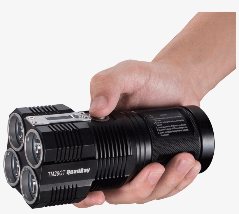 Nitecore Tm26gt Quadray 4x Xp L Hi V3 3500lm Ac Recargable, transparent png