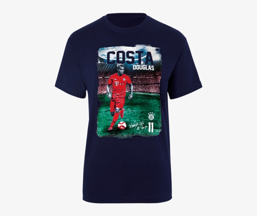 Player T-shirt Douglas Costa, transparent png