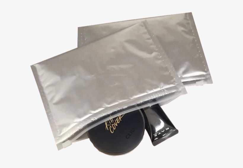 Reclosable Shockproof Rainbow Holographic Ziplock Padded, transparent png