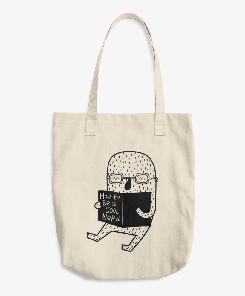 How To Be A Cool Nerd Cotton Tote Bag, transparent png