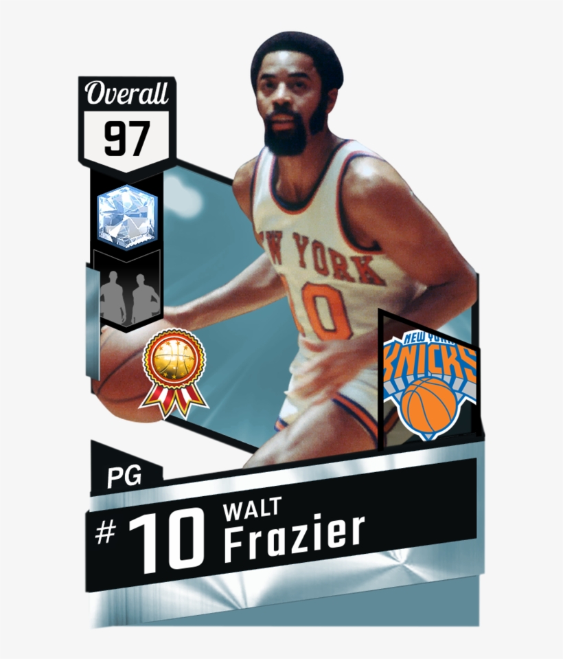 '75 Walt Frazier Myteam Diamond Card, transparent png