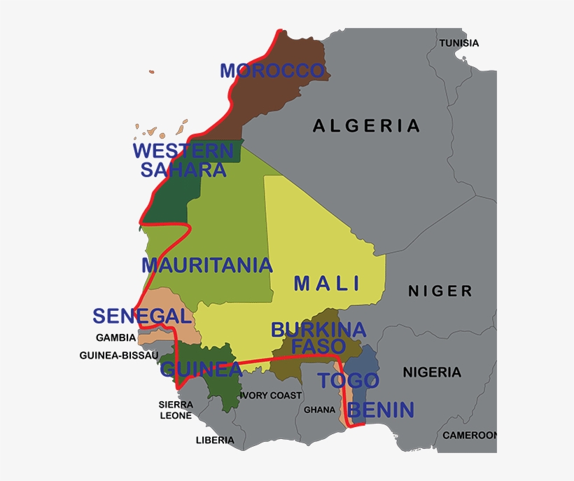Kidsrun Map Westernafrica, transparent png