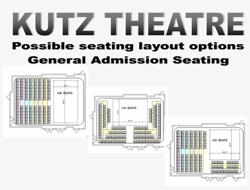 Kutz Theatre Seating, transparent png