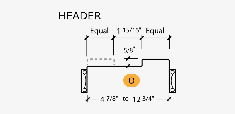 De-series Frame Profile, transparent png